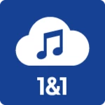 1&1 musik android application logo